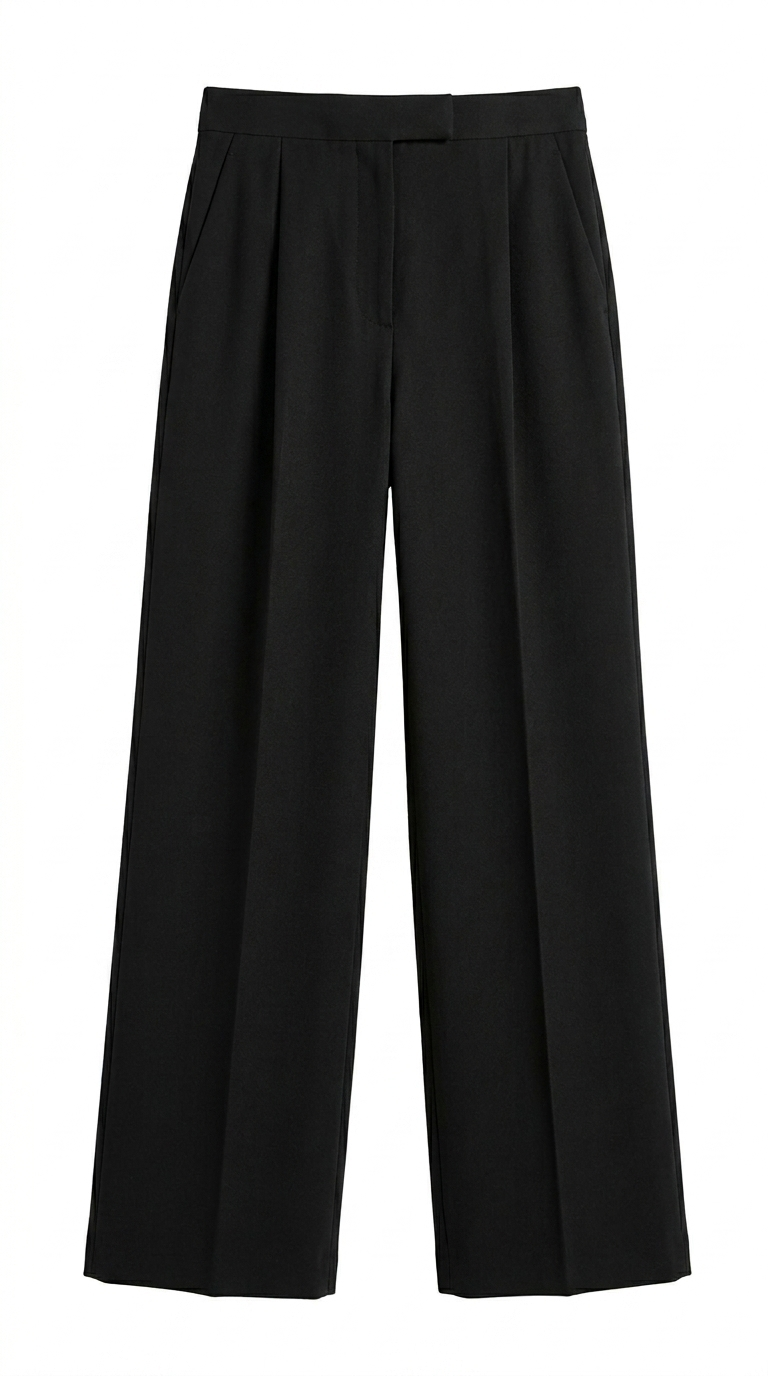 Maëron trousers waistband detail – structured finish | Maison Amévie