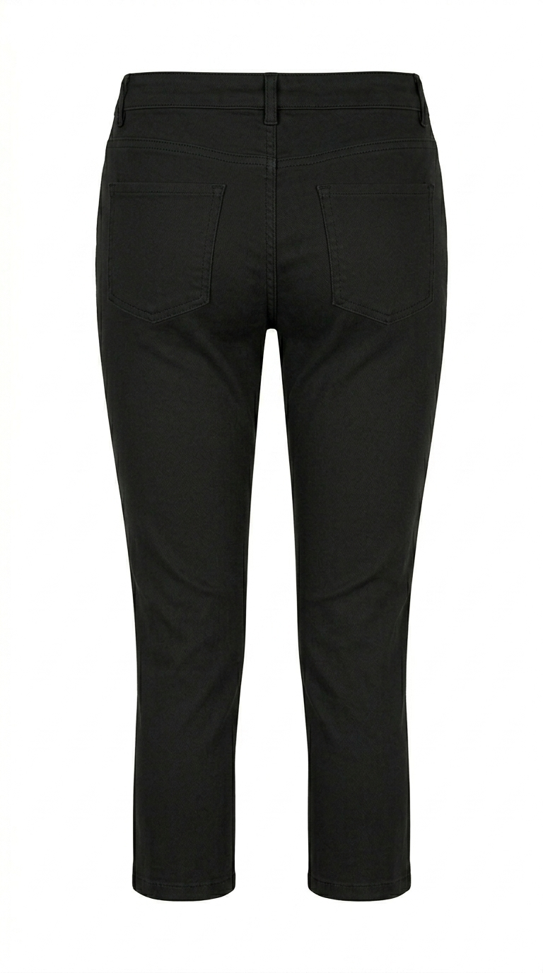 The Vivienne Pants — High-Waisted Capri Trousers | Quiet Luxury
