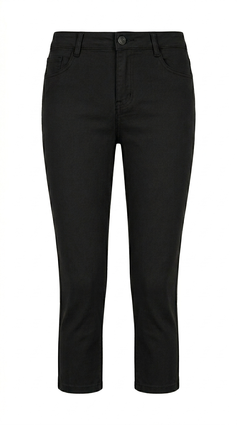 The Vivienne Pants — High-Waisted Capri Trousers | Quiet Luxury