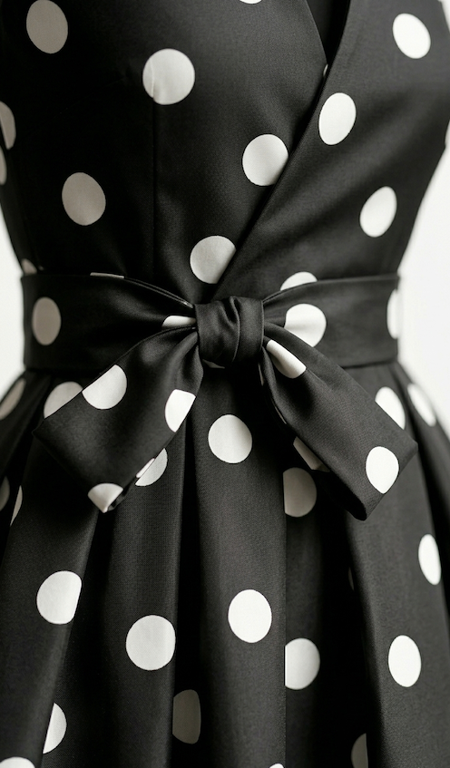 MAISON AMÉVIE Isaline Dress Black Side View — Slow Fashion Investment Dress Structured Waist Women