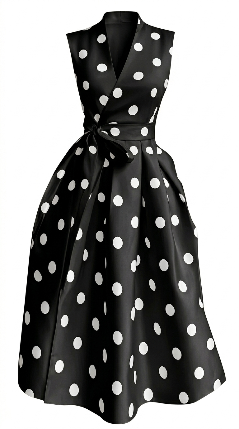 MAISON AMÉVIE Isaline Midi Dress Black Detail — Zero-Tolerance Seam Precision Luxury Dress Women — Old Money Aesthetic