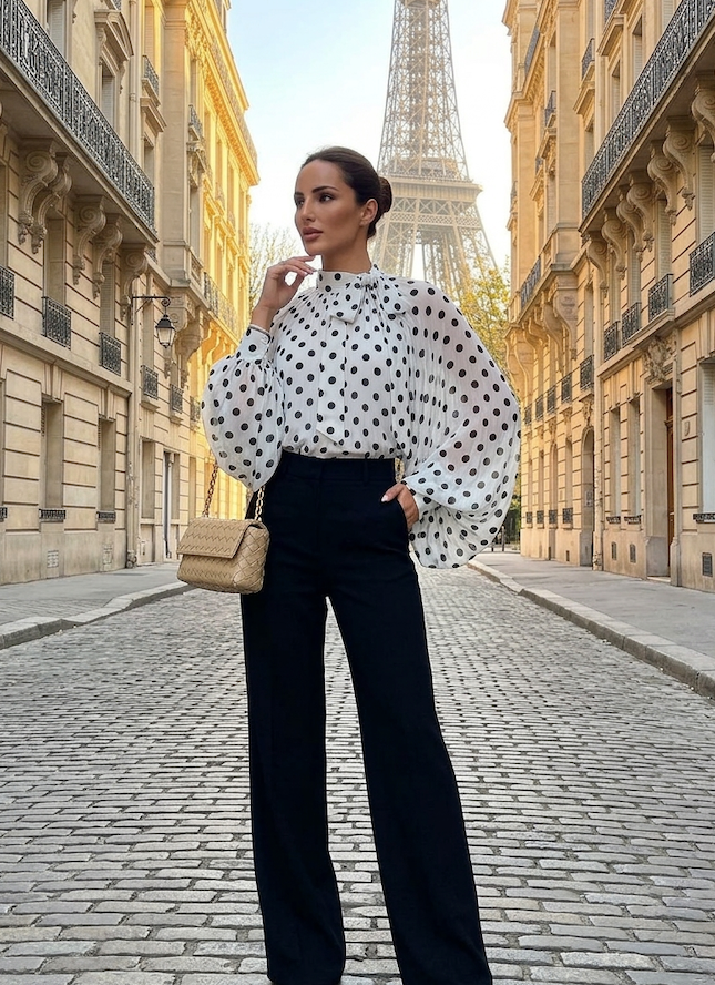 Blouse Maëva – women's blouse – MAISON AMÉVIE