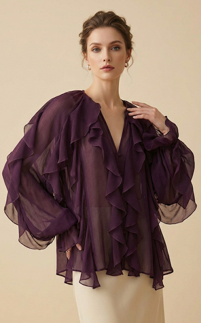 Blouse Morgane – women's blouse – MAISON AMÉVIE