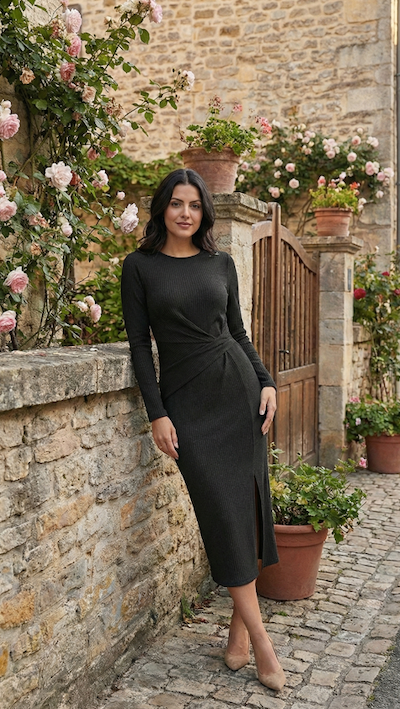 Jurk Roxanne – women's dress – MAISON AMÉVIE